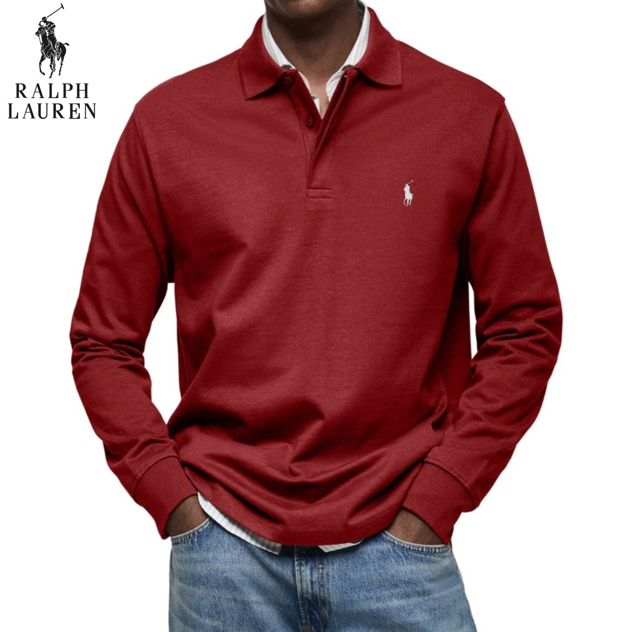 2026 Long Sleeve Polo Shirt || Clearance Sale