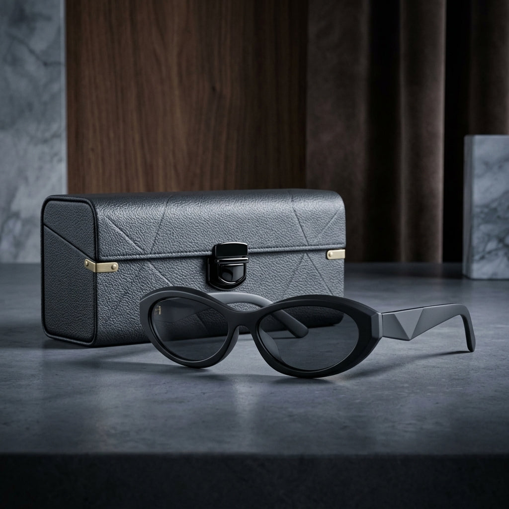 Oval Frame Sunglasses