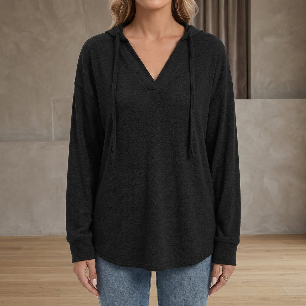 Elena V-Neck Hoodie