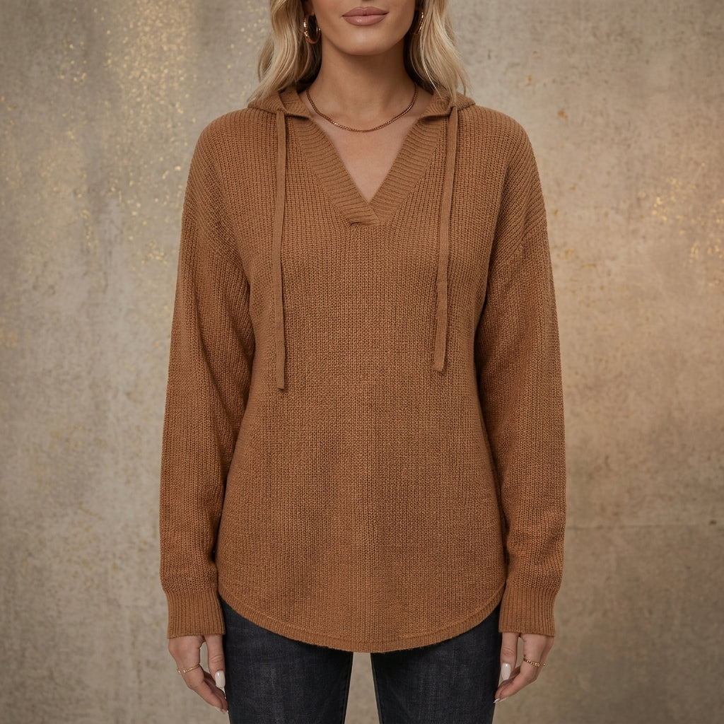 Elena V-Neck Hoodie