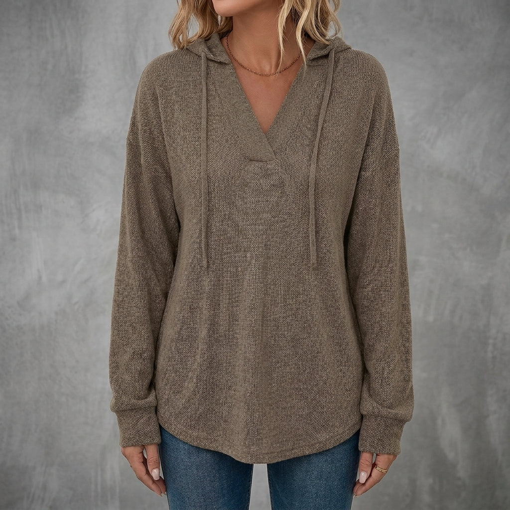 Elena V-Neck Hoodie