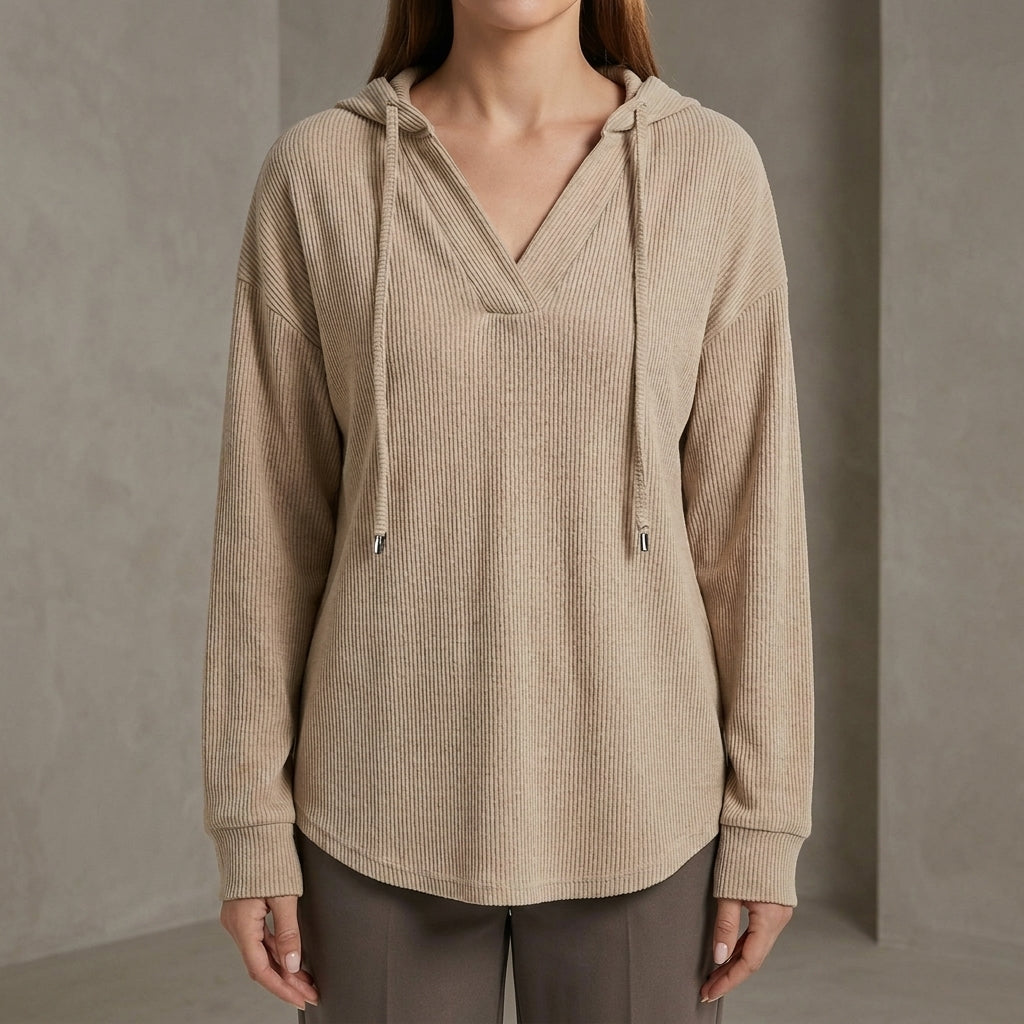 Elena V-Neck Hoodie