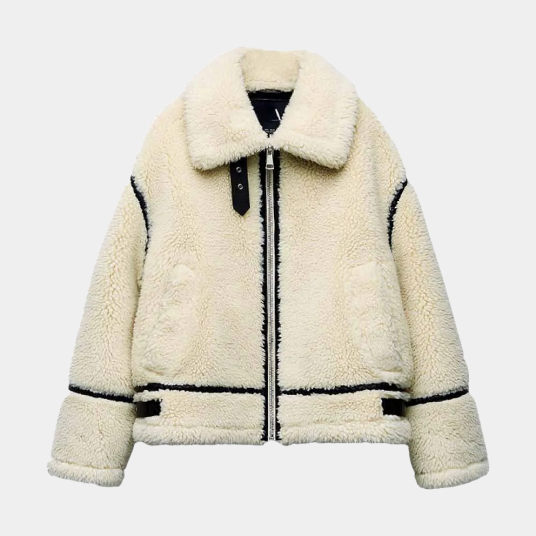 Women’s Shearling-Style Fleece Jacket