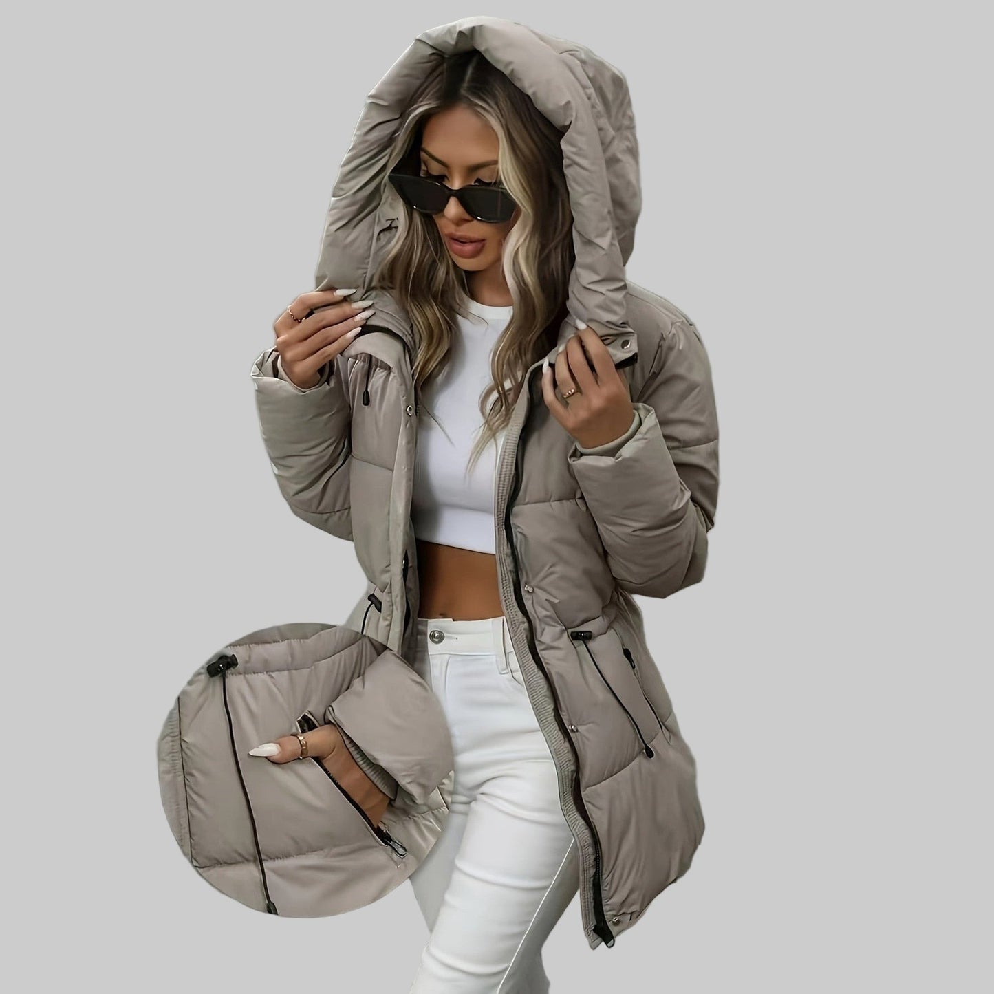 The GlacierShield Long Puffer