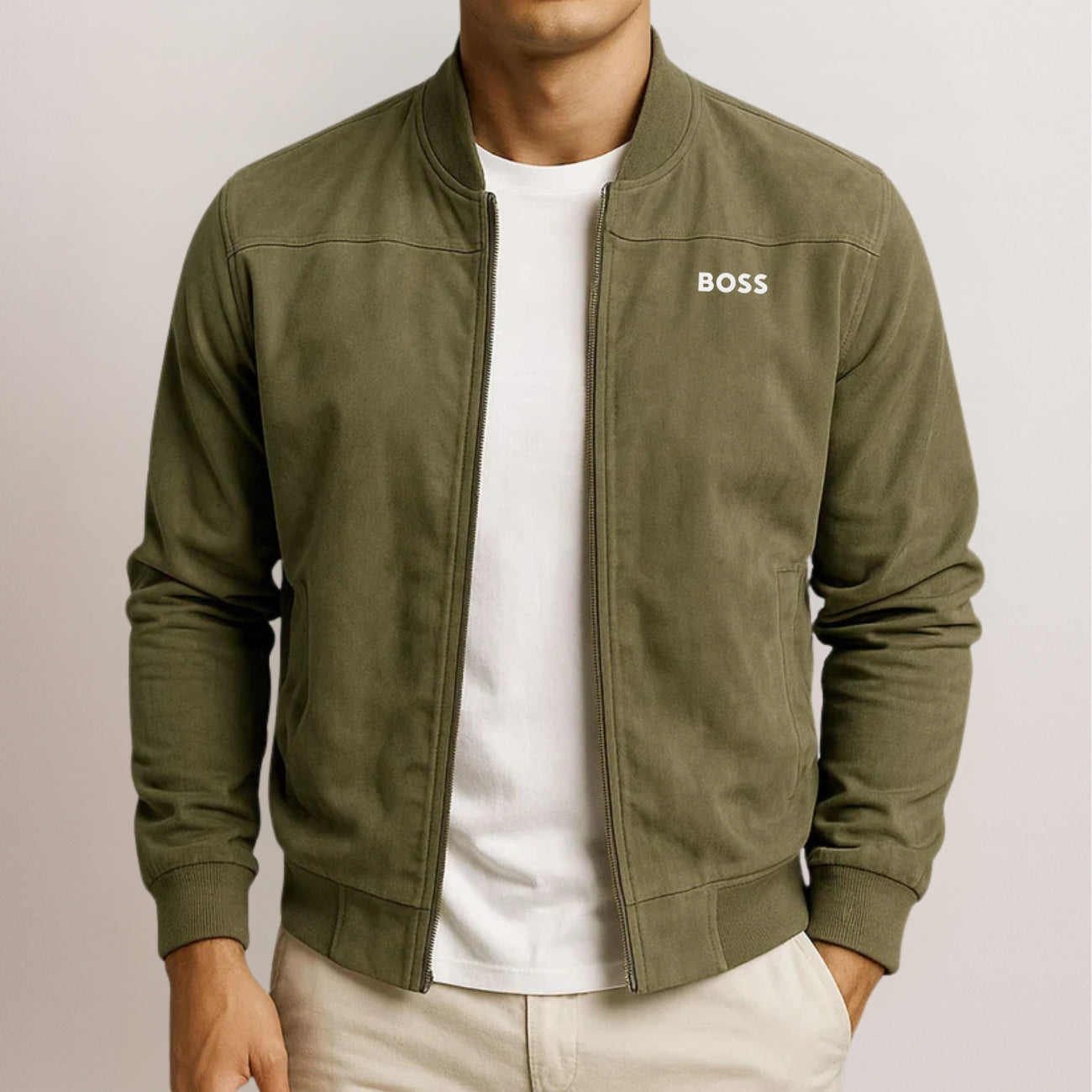 Casual Suede Jacket - SALE PRICE