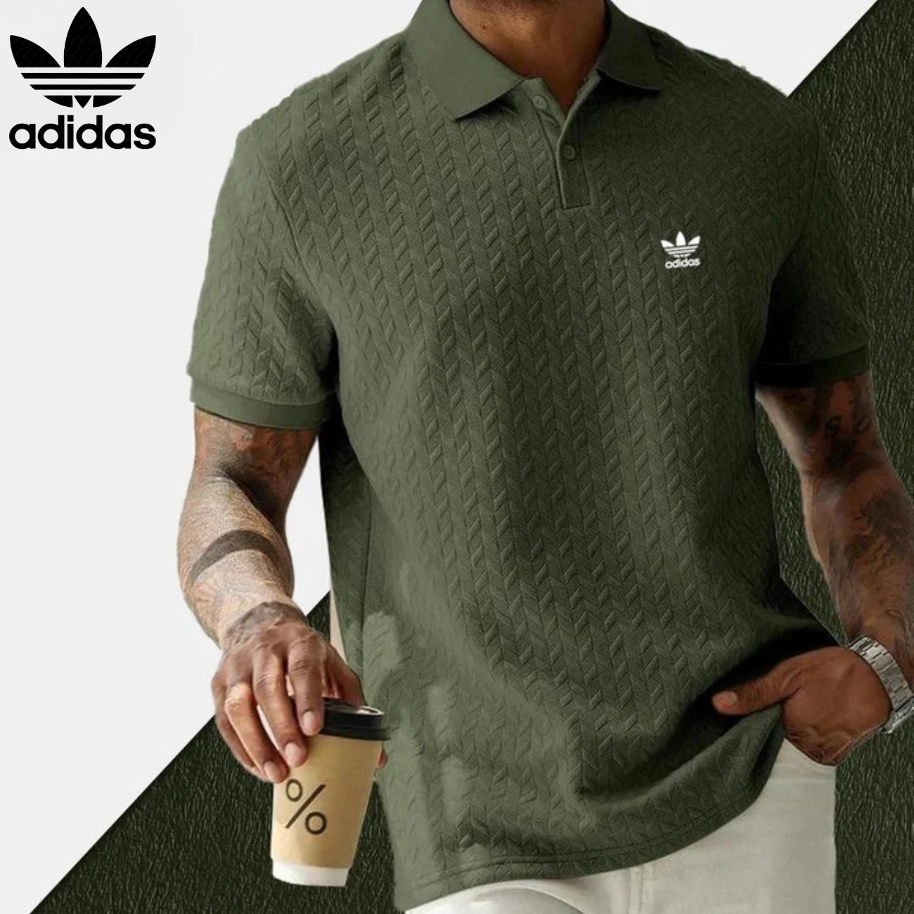 2026 Men's Knitted Textured Polo Shirt || Clearance Sale