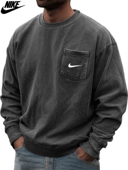 2026 Vintage Washed Pocket Sweatshirt || Clearance Sale