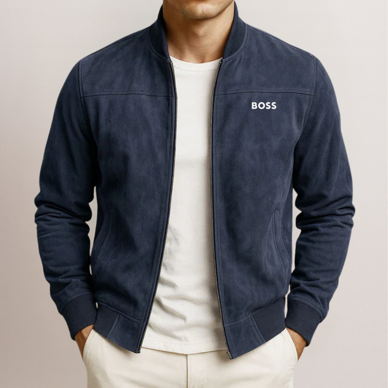 Casual Suede Jacket - SALE PRICE