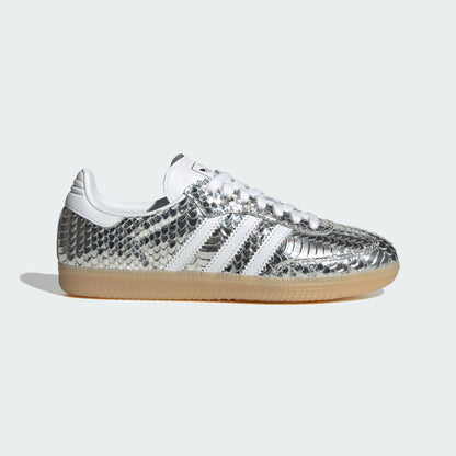 Samba OG Metallic Silver Snake Leather