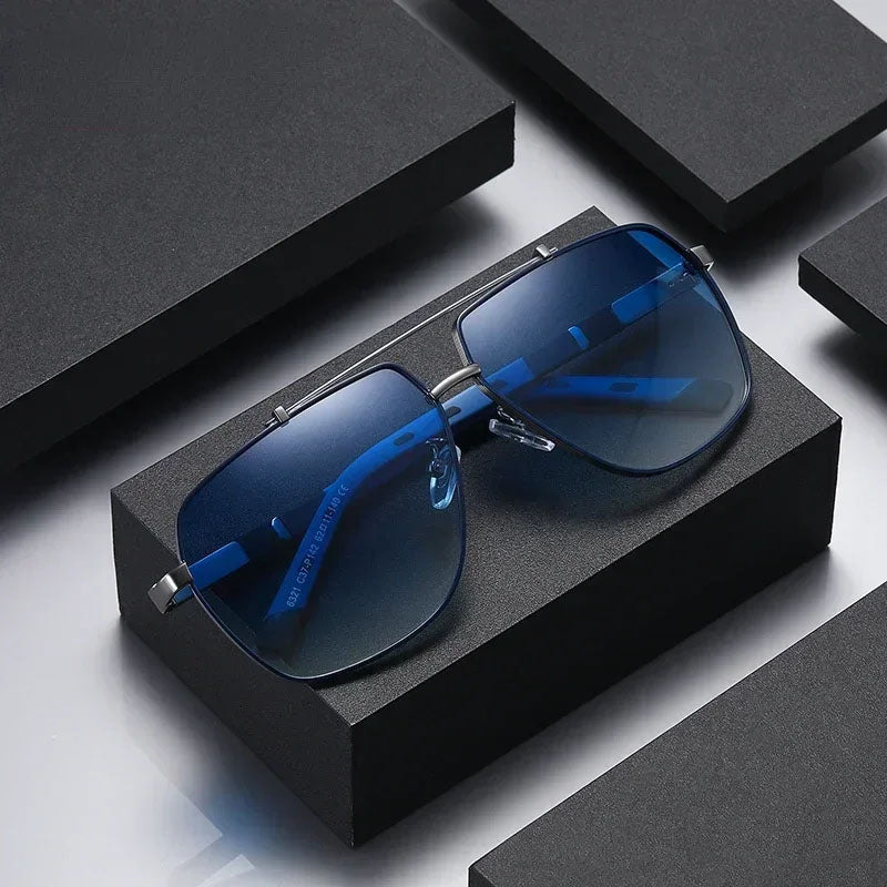 The AeroBlue Titanium-Edge Shades