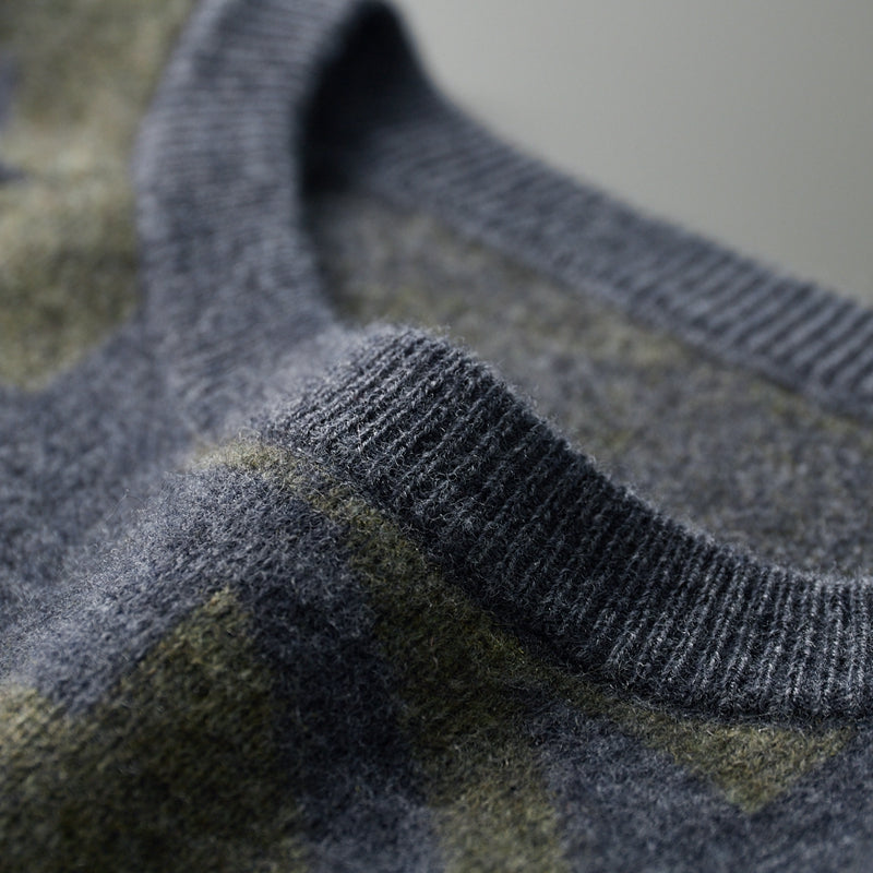 The Aberdeen Shadow Houndstooth Sweater