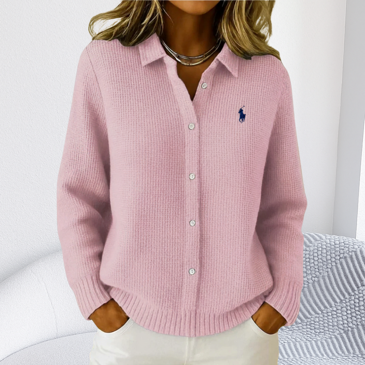 Cozy Rib-Knit Buttoned Cardigan || Clearance Sale