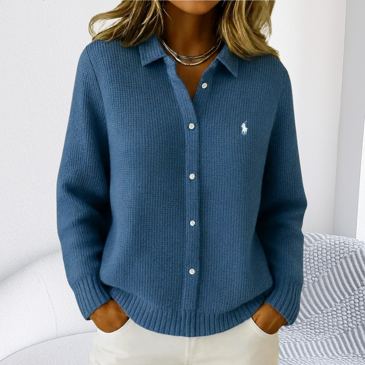 Cozy Rib-Knit Buttoned Cardigan || Clearance Sale