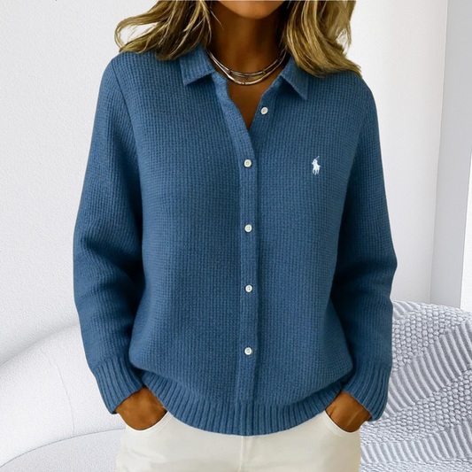 Cozy Rib-Knit Buttoned Cardigan || Clearance Sale