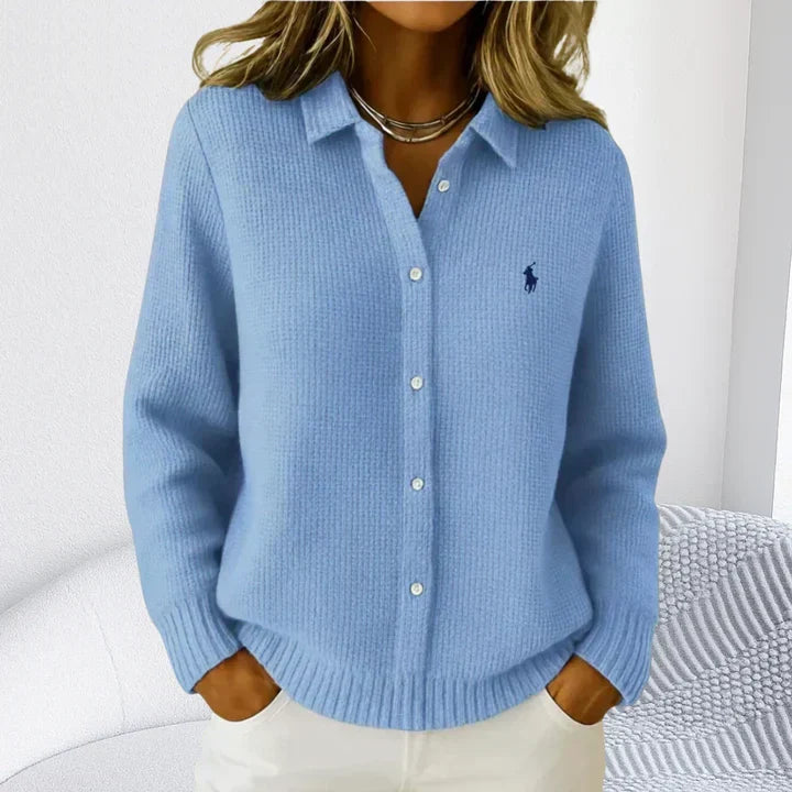 Cozy Rib-Knit Buttoned Cardigan || Clearance Sale
