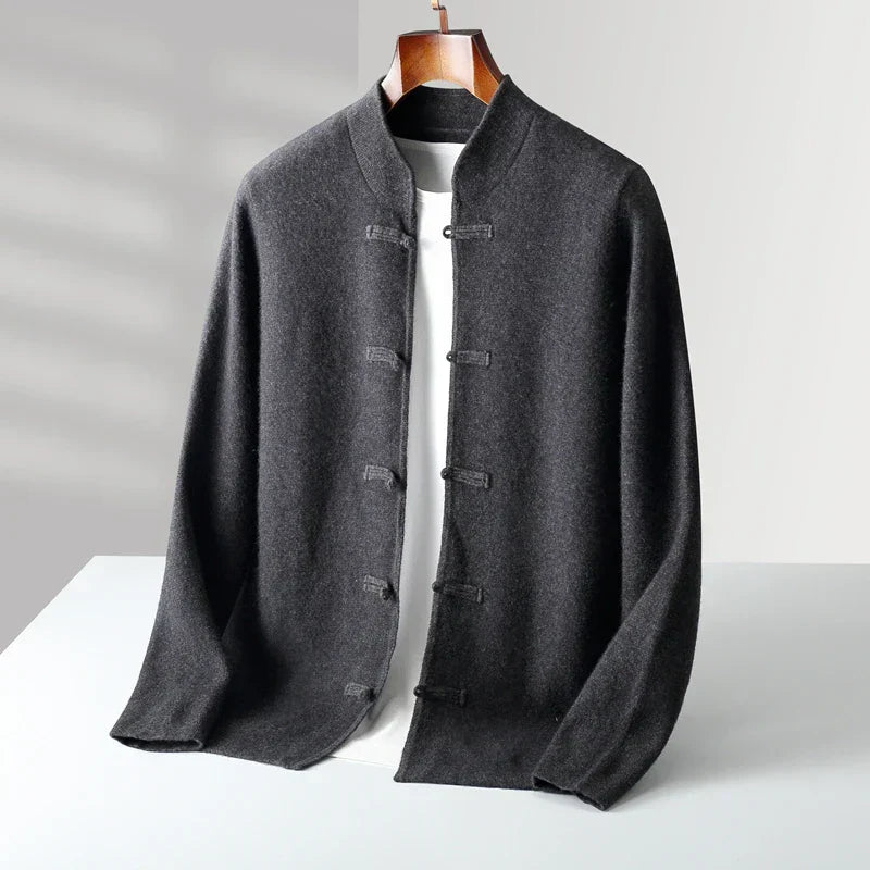 The Kyoto Minimalist Button Cardigan