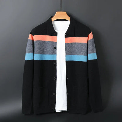 The Heritage Stripe Knit Cardigan