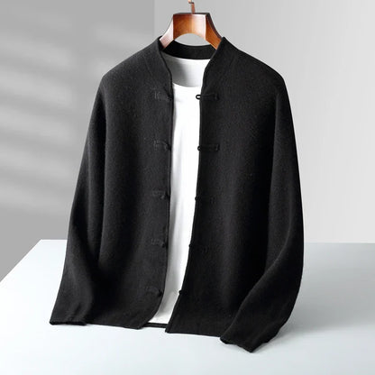 The Kyoto Minimalist Button Cardigan