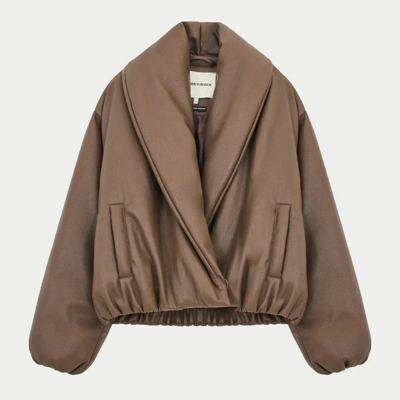 The VelvetRidge Wrap Puffer