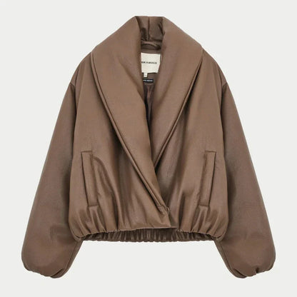 The VelvetRidge Wrap Puffer