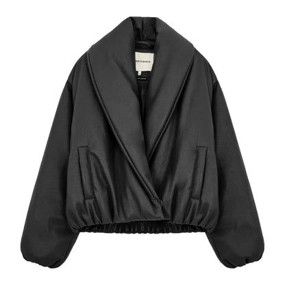 The VelvetRidge Wrap Puffer