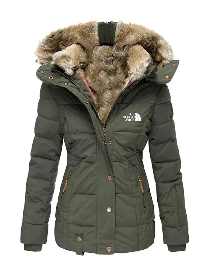 Women's Faux Fur Lined Winter Jacket - Clearance Sale