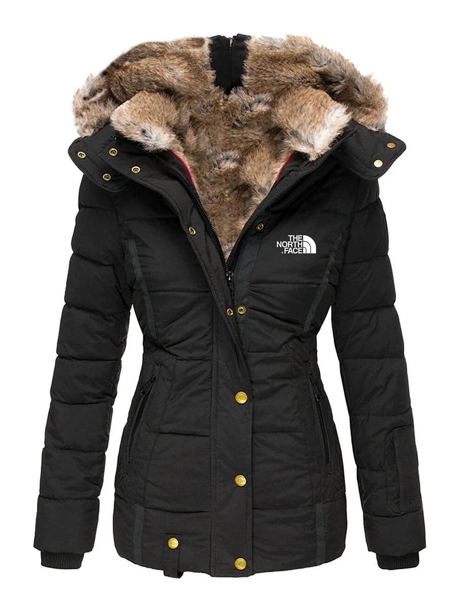 Women's Faux Fur Lined Winter Jacket - Clearance Sale