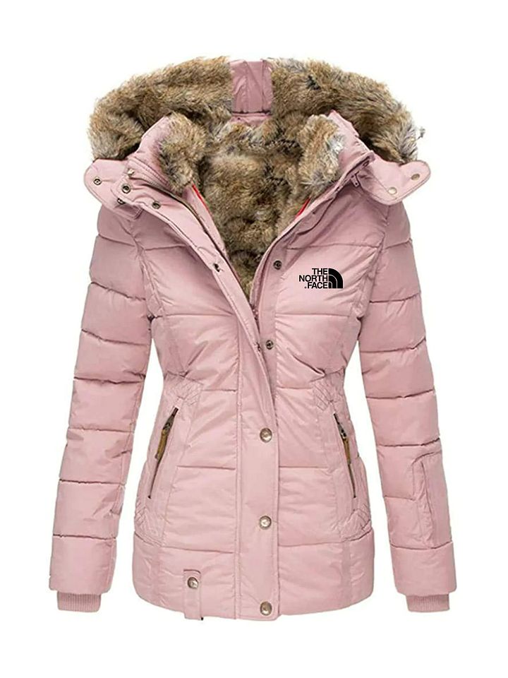 Women's Faux Fur Lined Winter Jacket - Clearance Sale
