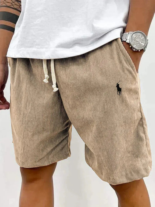 Men’s Textured Drawstring Shorts